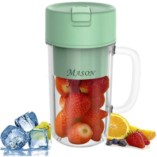 2 in 1 Rechargeable Portable Juicer Cup | 6 Rotation Blades