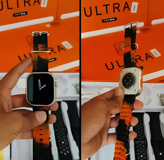 Waterproof 7-in-1 Ultra Smart Watch 2.01 With 2.1-inch Full Hd Screen